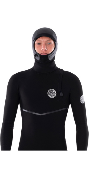 2026 Rip Curl Flashbomb 3mm Neoprene Hood WHOYGM - Black